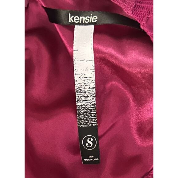 NWT Kensie Pink Lace Cap Sleeve Lined Fit & Flare Dress Small - Picture 6 of 8